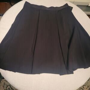 ROBERT RODRIGUEZ Black Greta Classic Pleated Mini Skirt Women's Medium NWT